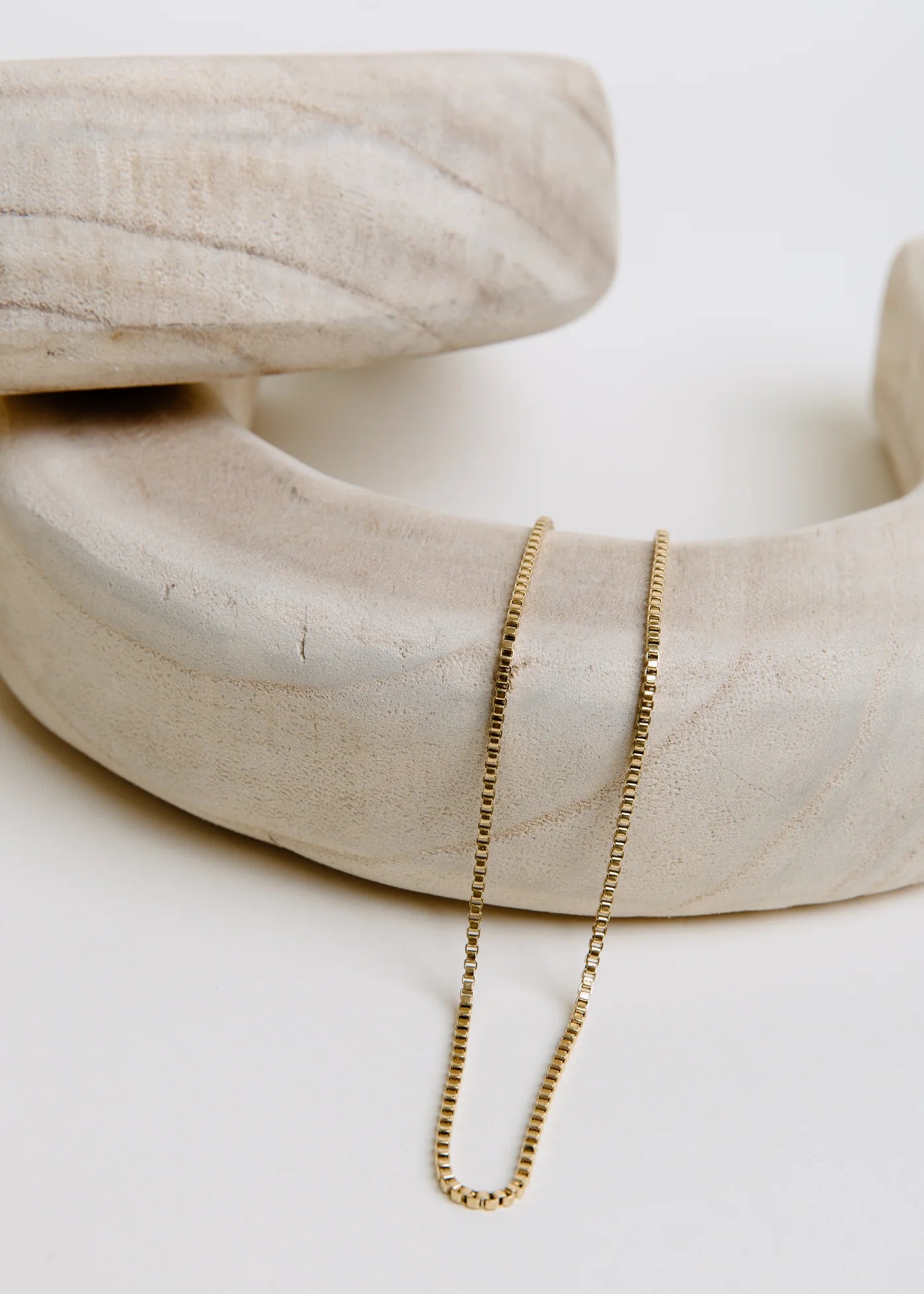 Mini Box Chain Necklace