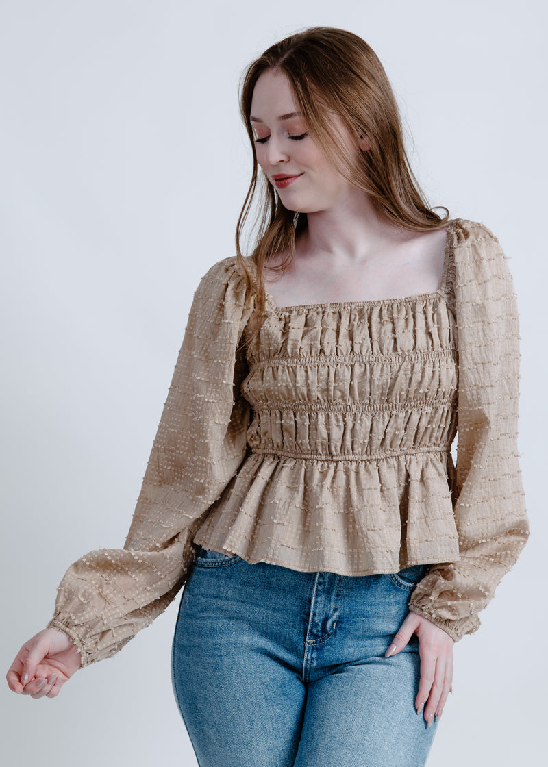 Miranda Blouse - Taupe