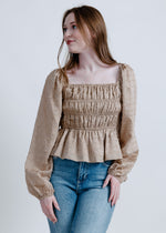 Miranda Blouse - Taupe