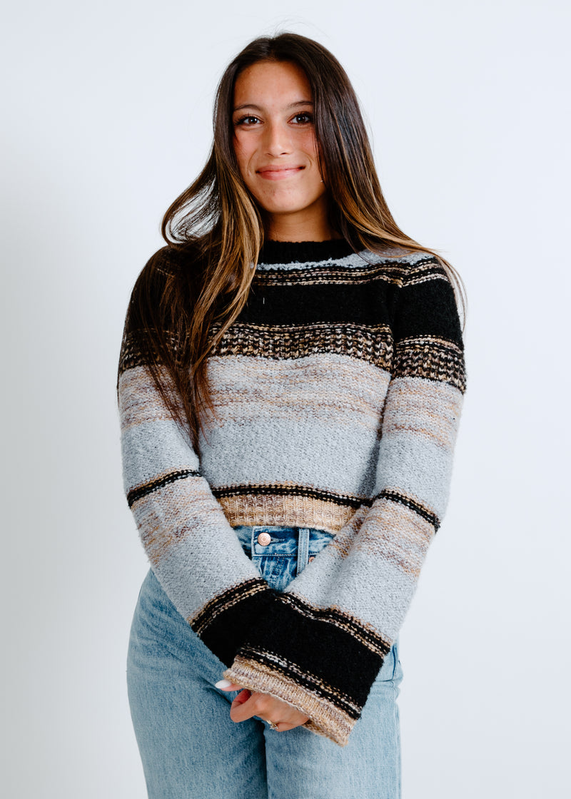 Miranda Mixed Yarn Sweater