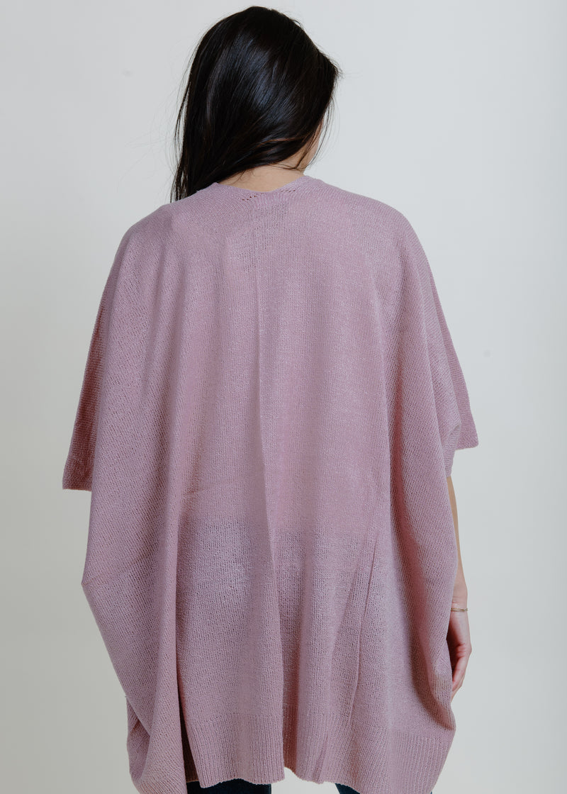 Molina Open Cardigan - Dusty Pink