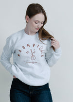 Nashville Boot Scootin' Boogie Sweatshirt - White Heather