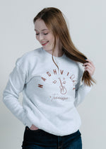 Nashville Boot Scootin' Boogie Sweatshirt - White Heather