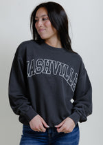 Nashville Premium Crewneck- Charcoal