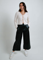 Night Life Wide Leg Faux Leather Pants