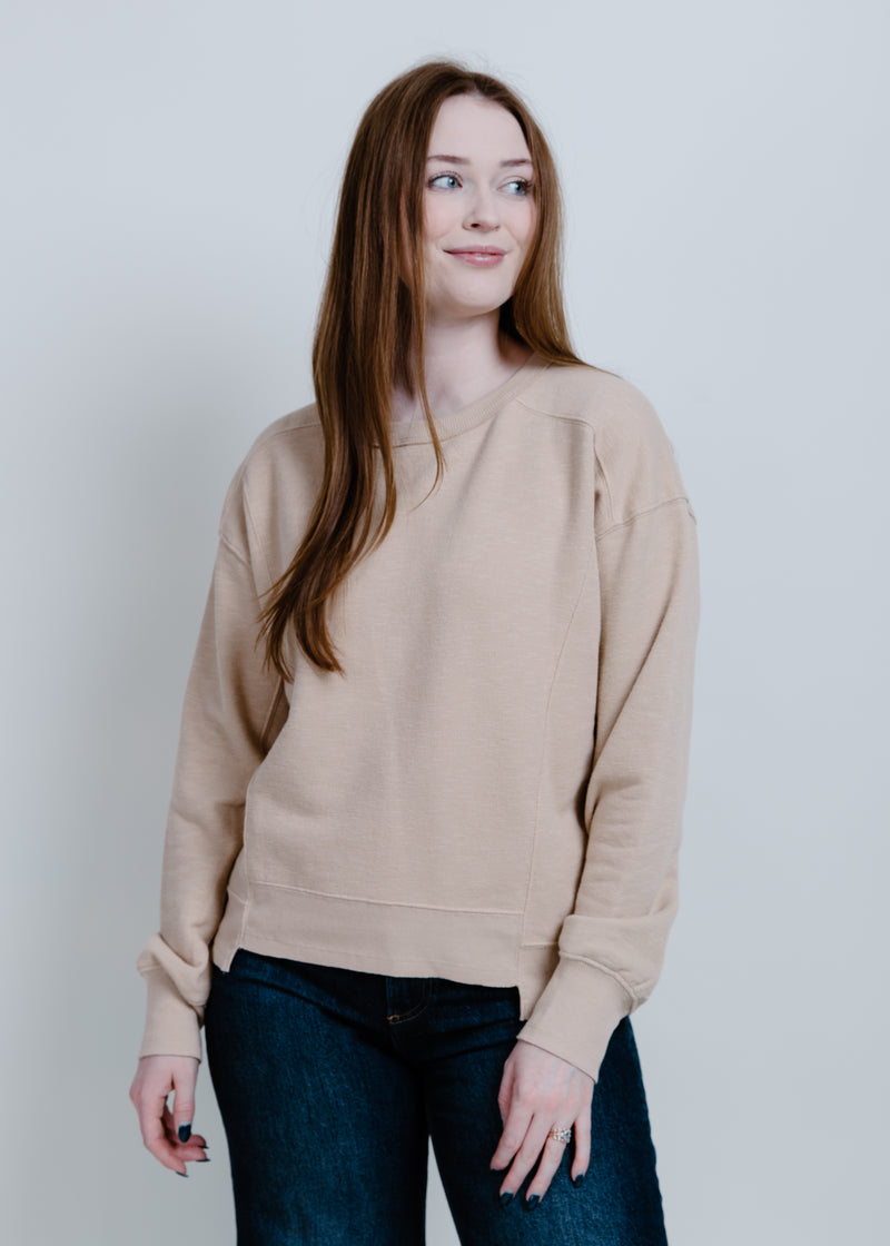 Nova Casual Sweatshirt - Taupe