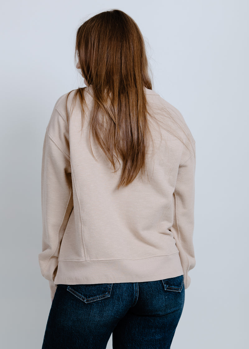 Nova Casual Sweatshirt - Taupe