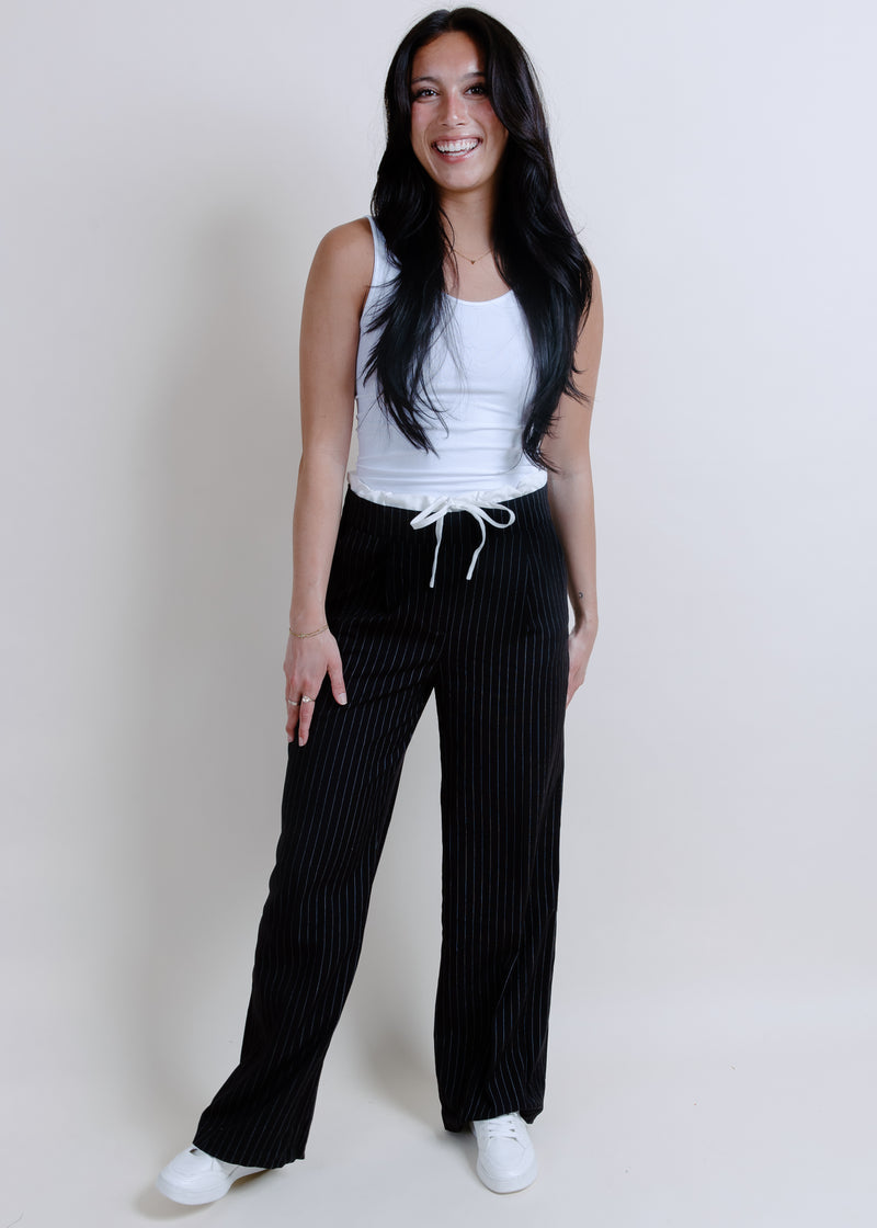 Paige Pinstripe Pants