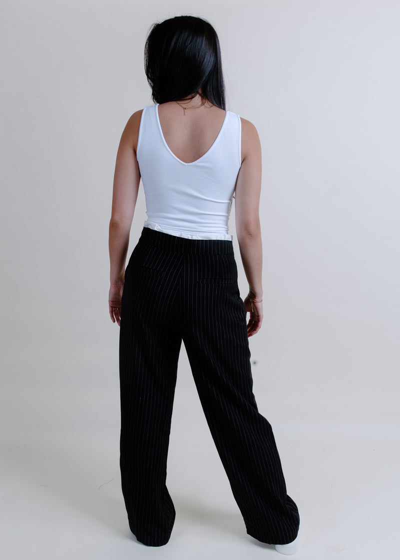 Paige Pinstripe Pants