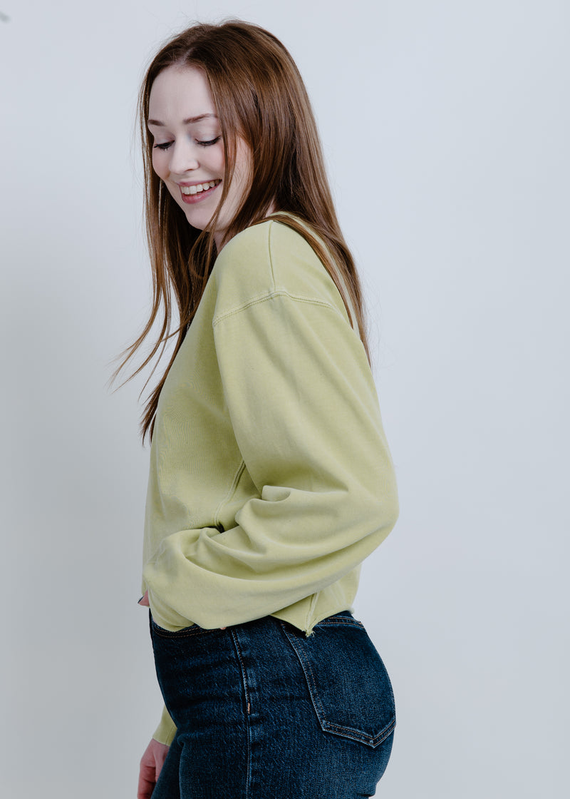 Palmer Crewneck - Pale Olive