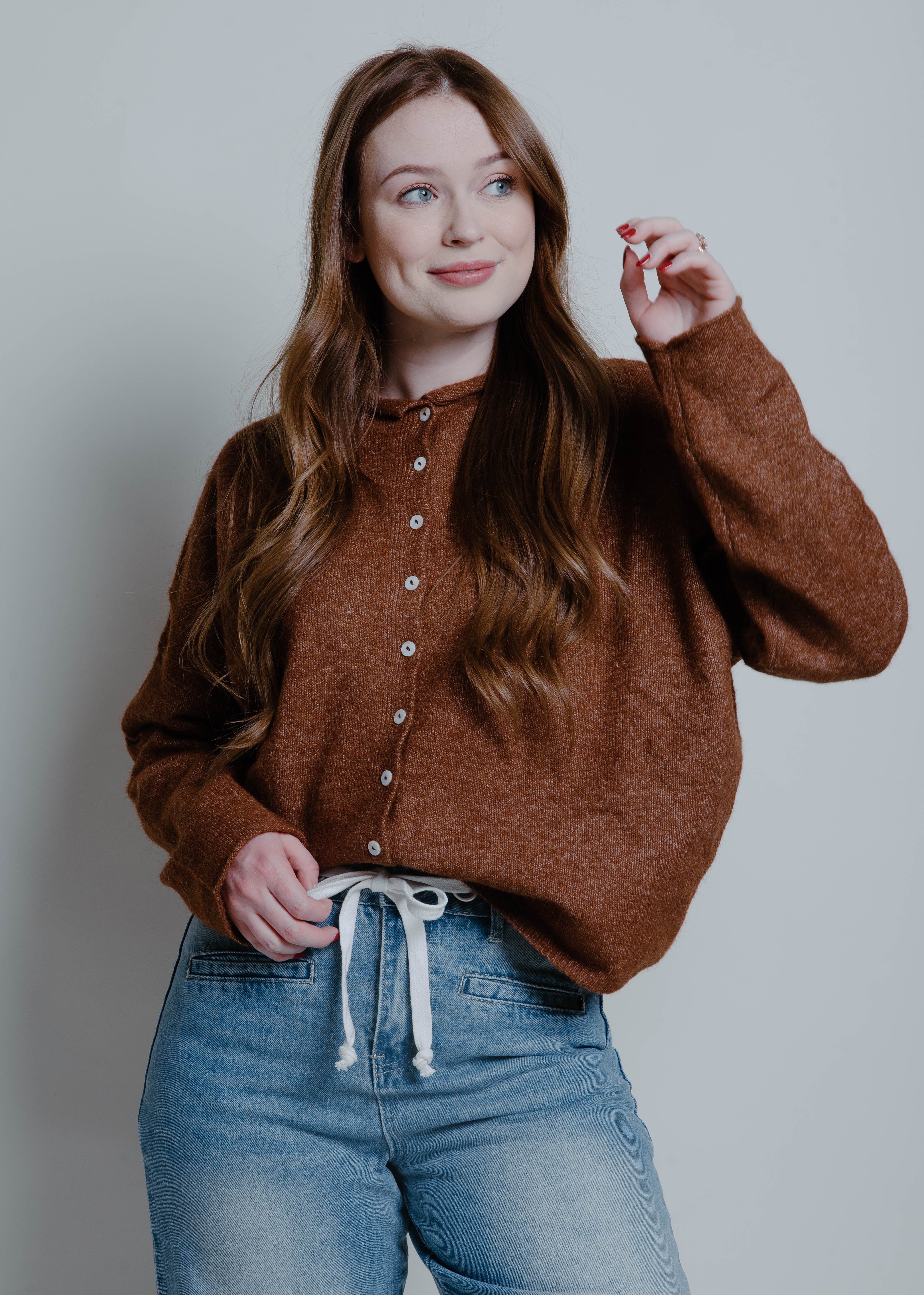 Piper Cardigan - Brown