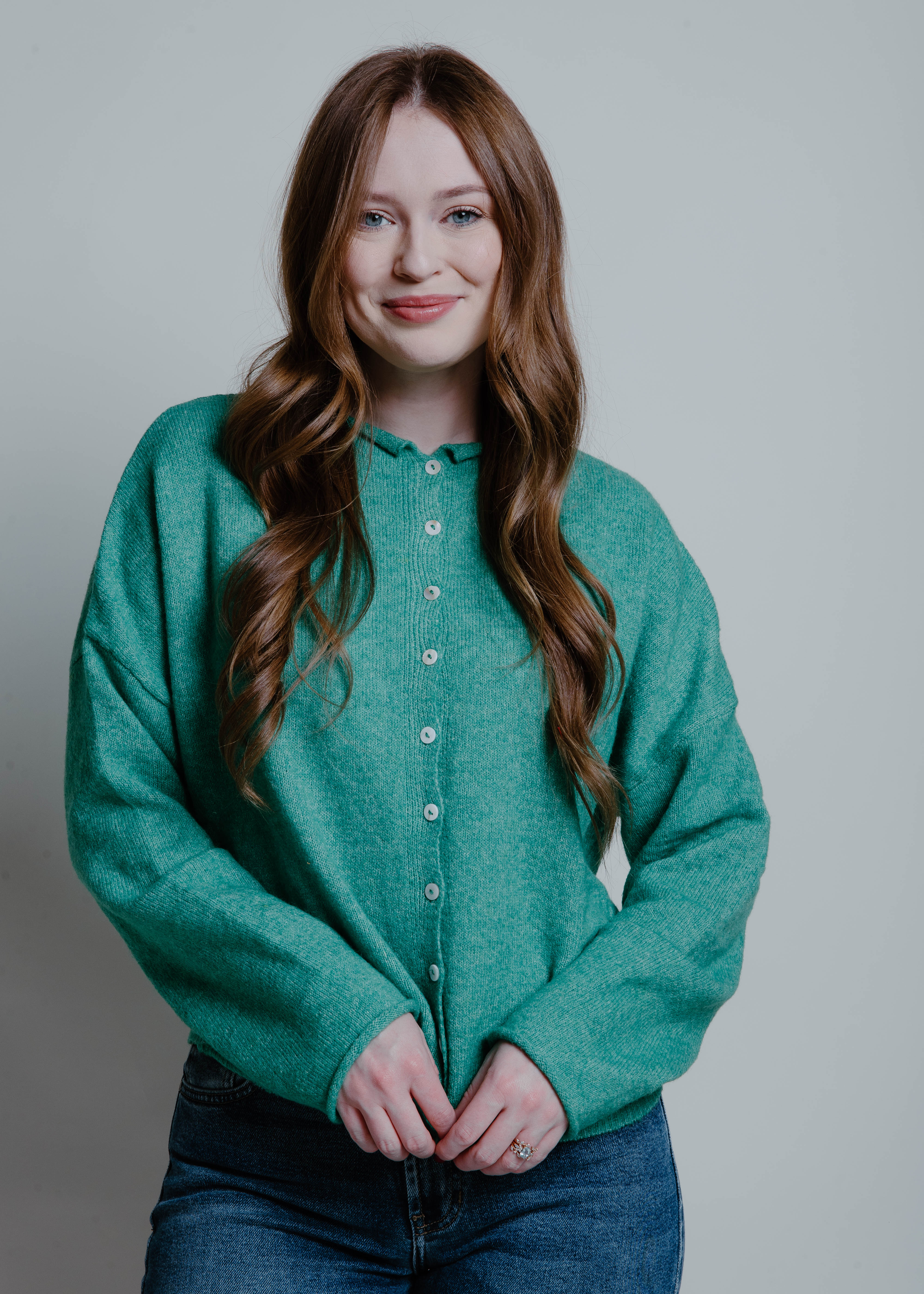 Piper Cardigan - Kelly Green