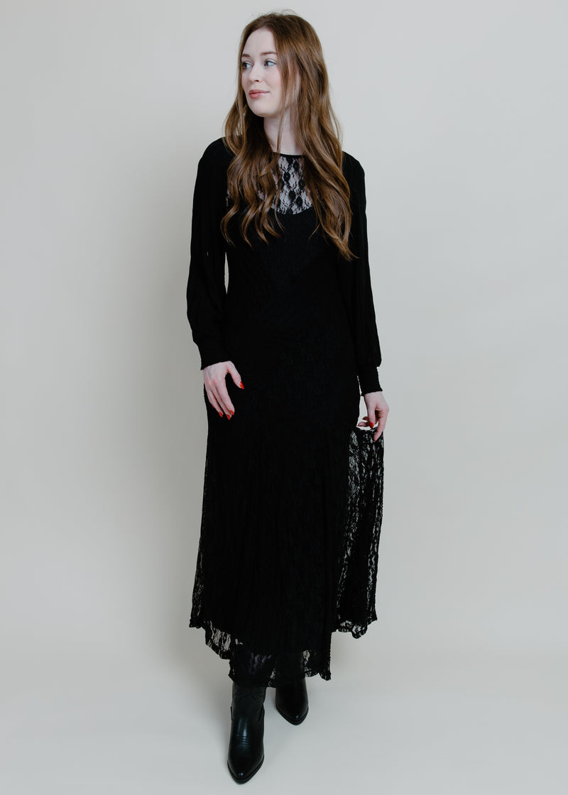 Raglan Vintage Lace Dress