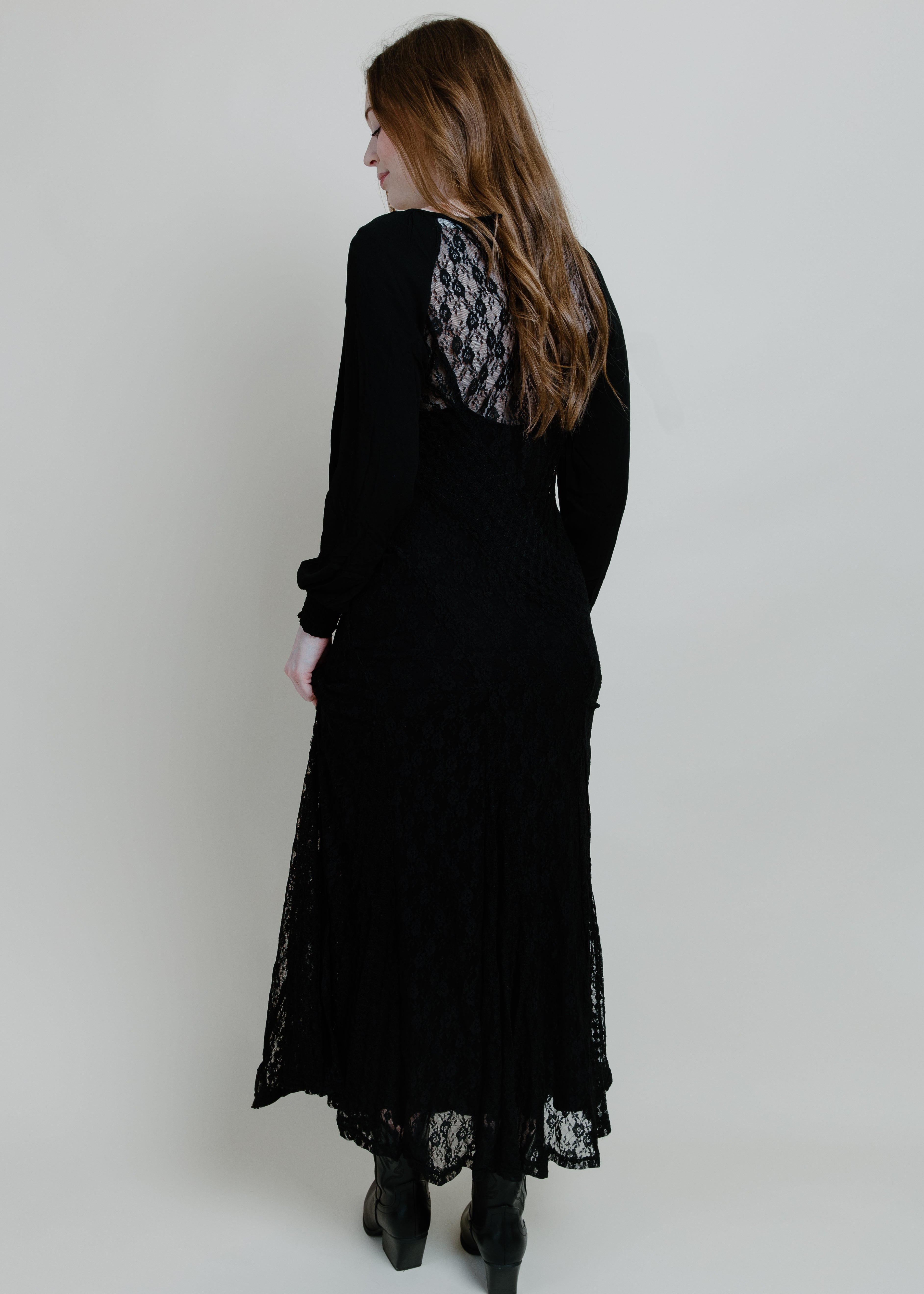 Raglan Vintage Lace Dress