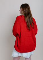 Red Rider Cardigan Sweater