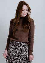 Rosalie Drop Shoulder Sweater - Chocolate