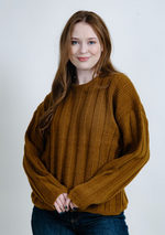 Stayin' In Sweater - Pale Brown