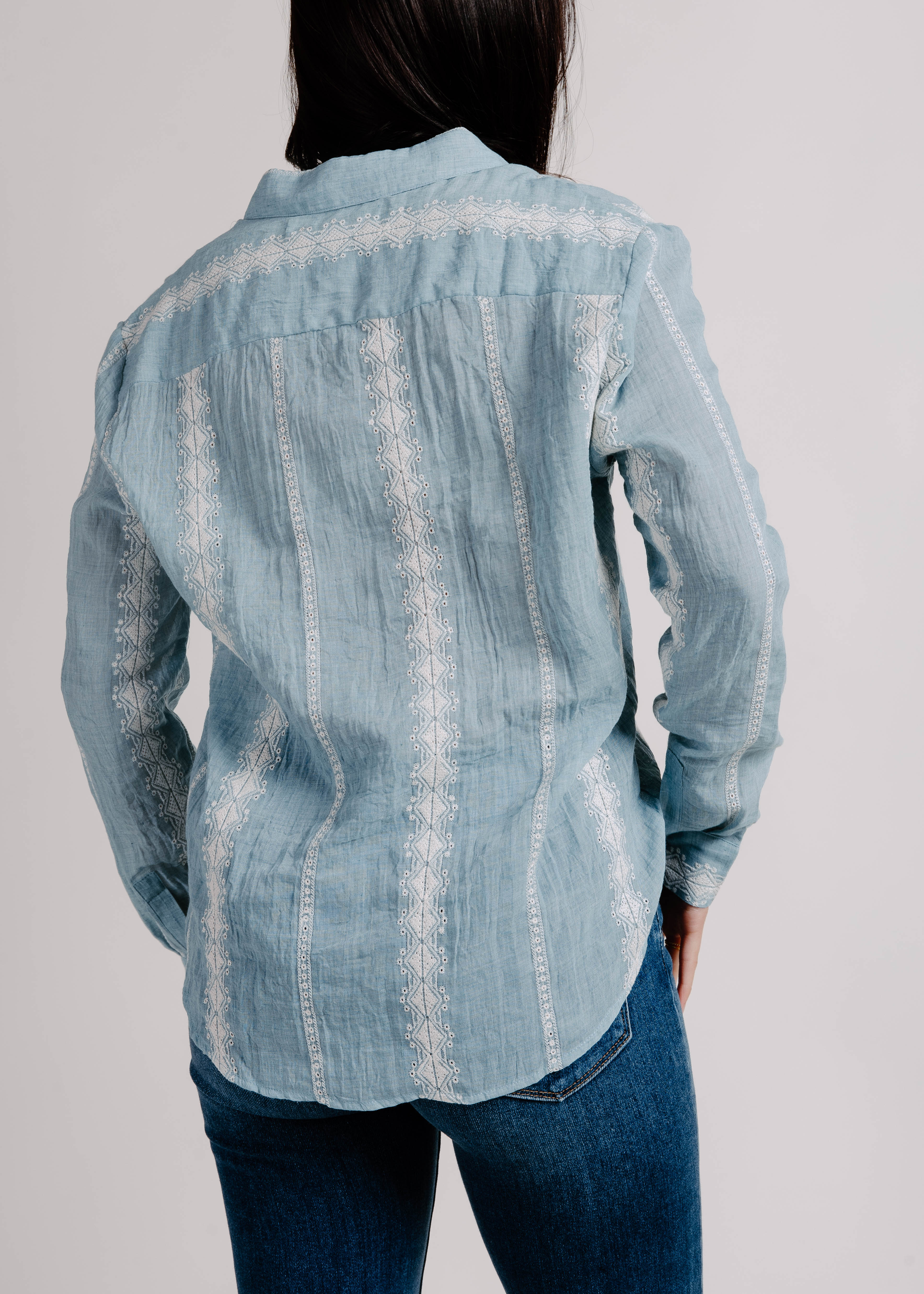 Seashore Striped Shirt - Blue