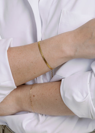 Vincent Gold Snake Bracelet
