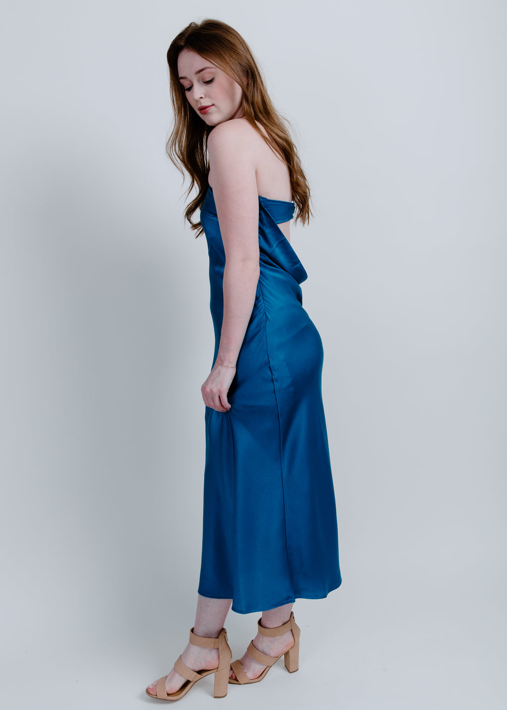 Something Blue Midi Dress - Blue