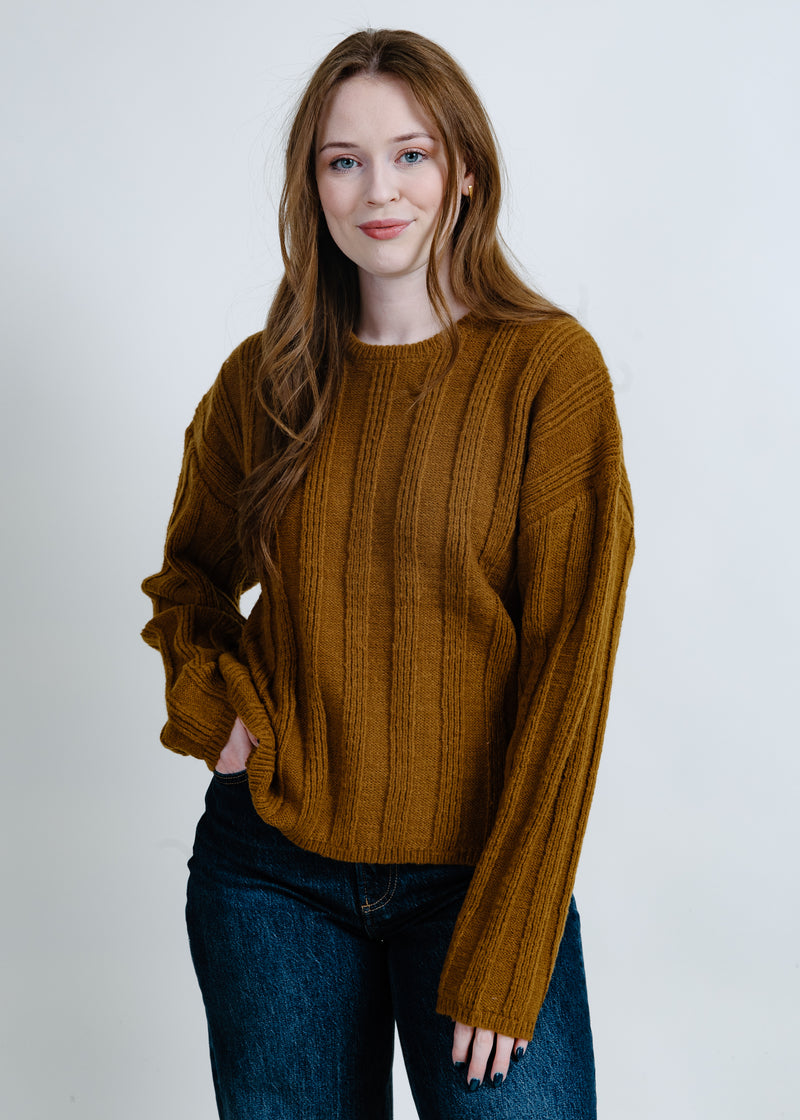 Stayin' In Sweater - Pale Brown