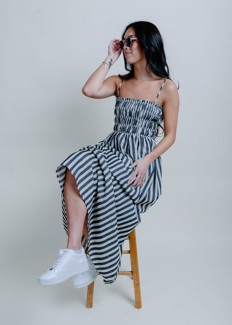 Sun And Sand Striped Maxi Dress