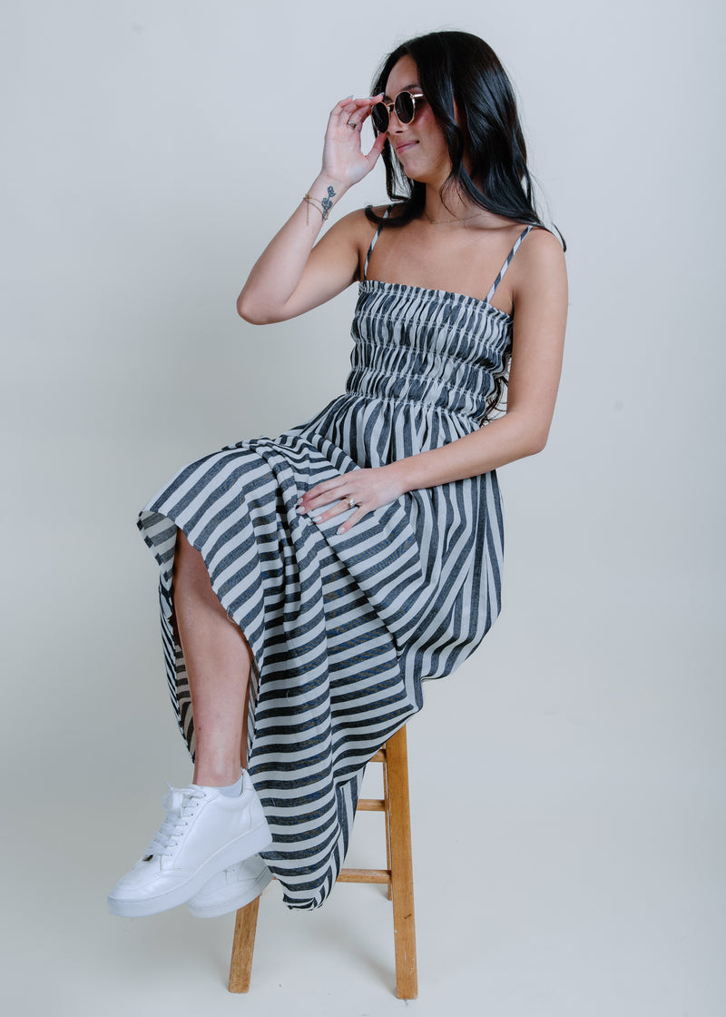 Sun And Sand Striped Maxi Dress