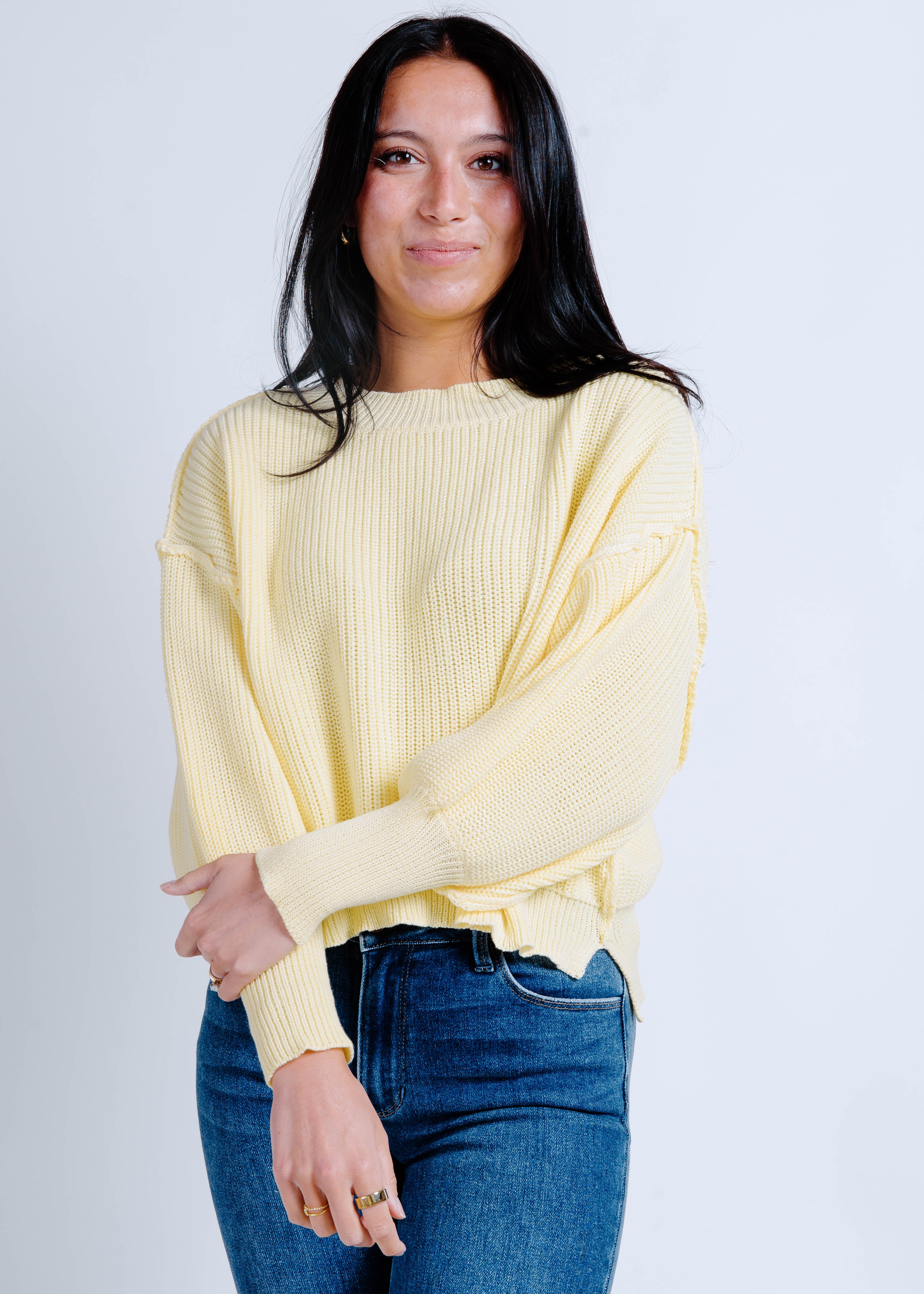 Sunshine Mock Neck Pullover