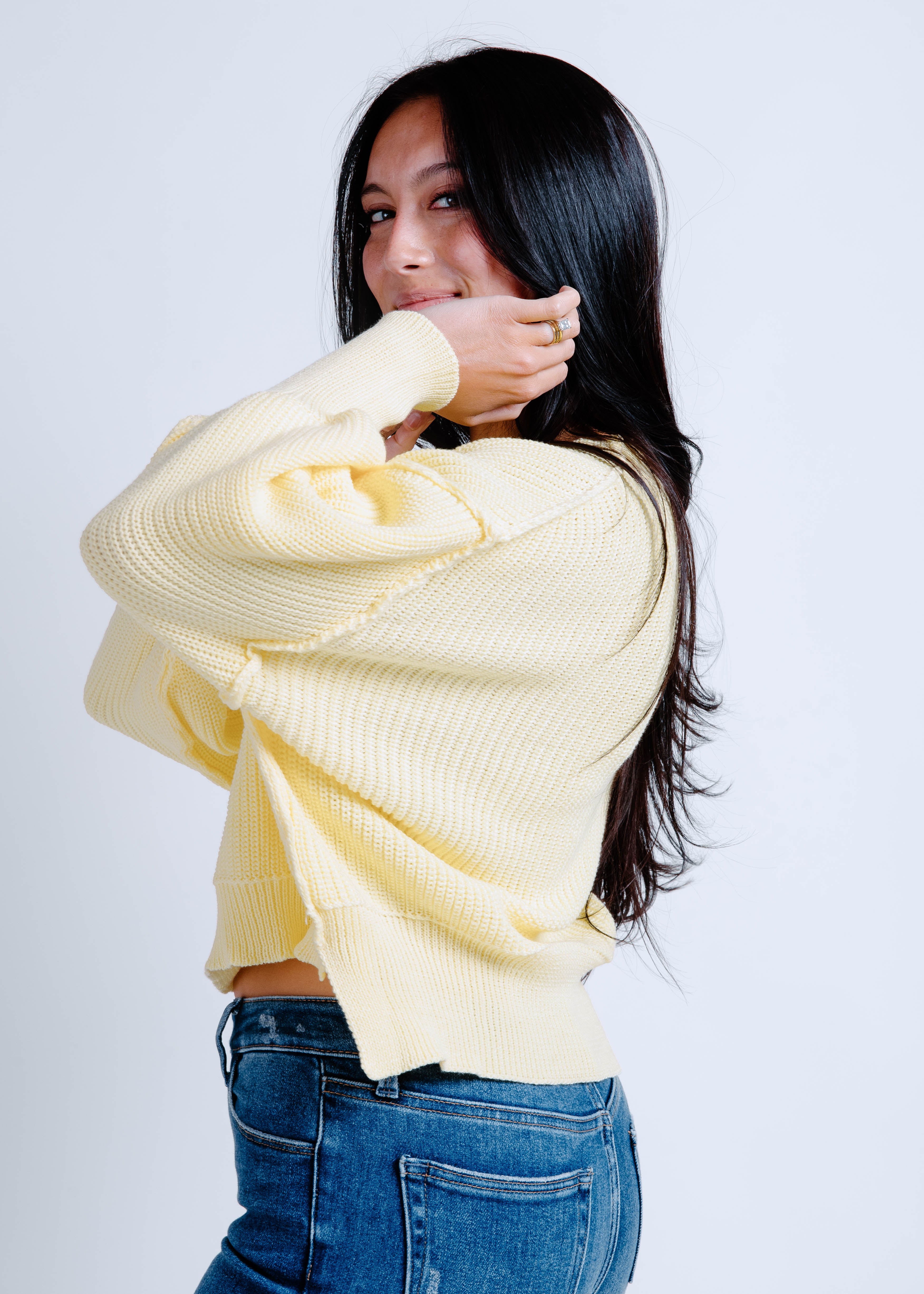Sunshine Mock Neck Pullover