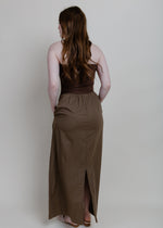 Teddi Strapless Dress - Chocolate