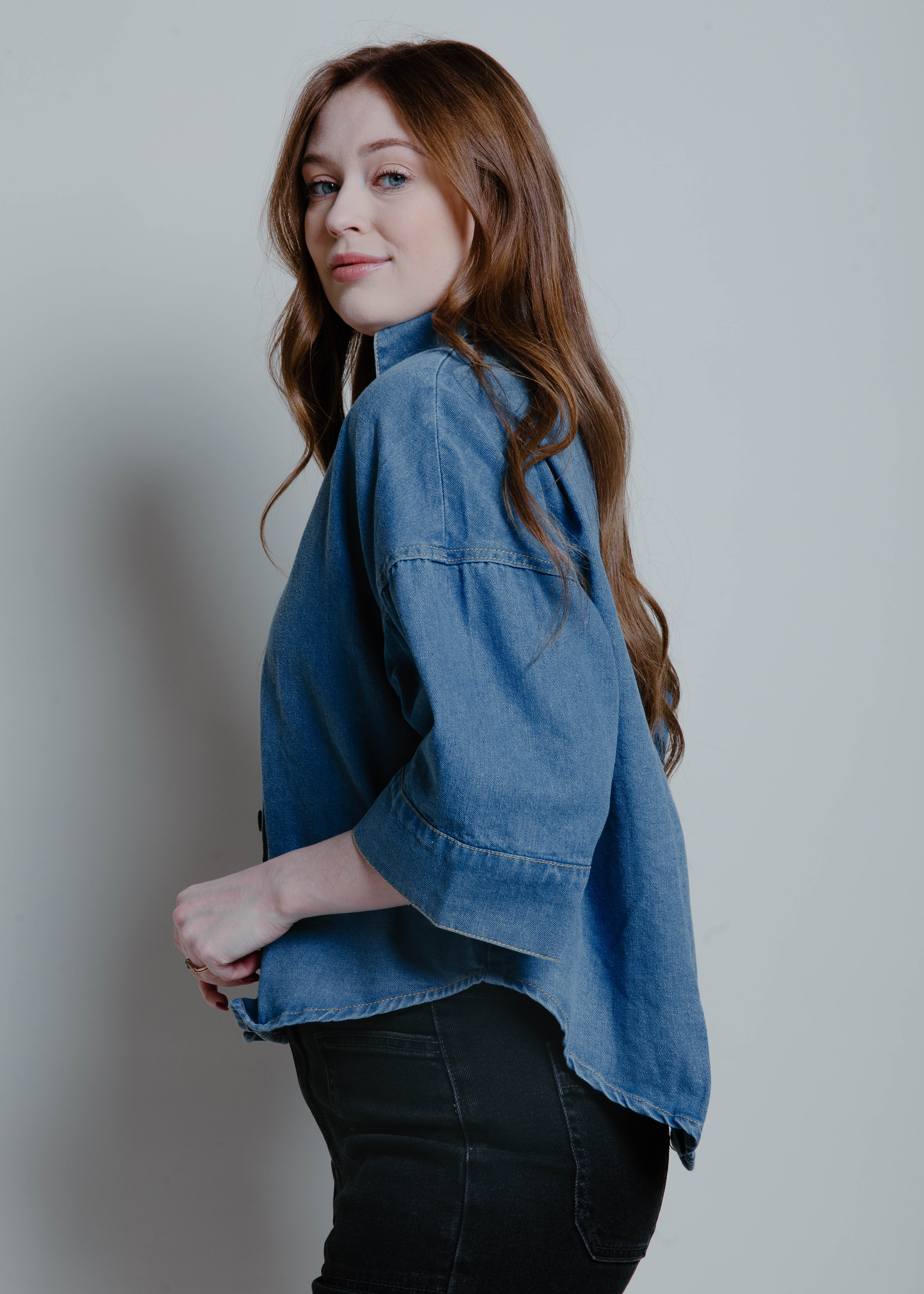 The Jennifer Denim Top