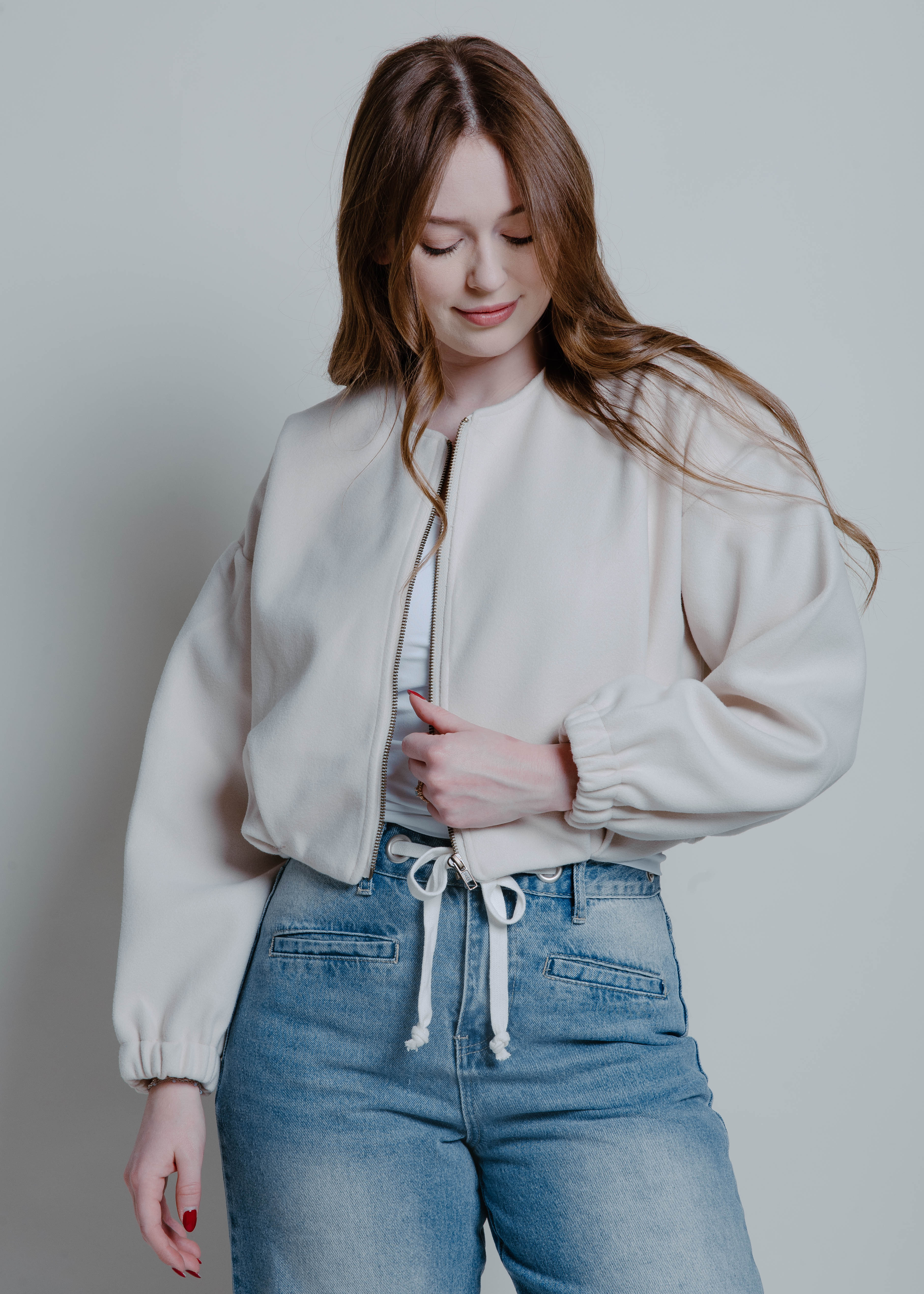 The Kailee Jacket - Cream