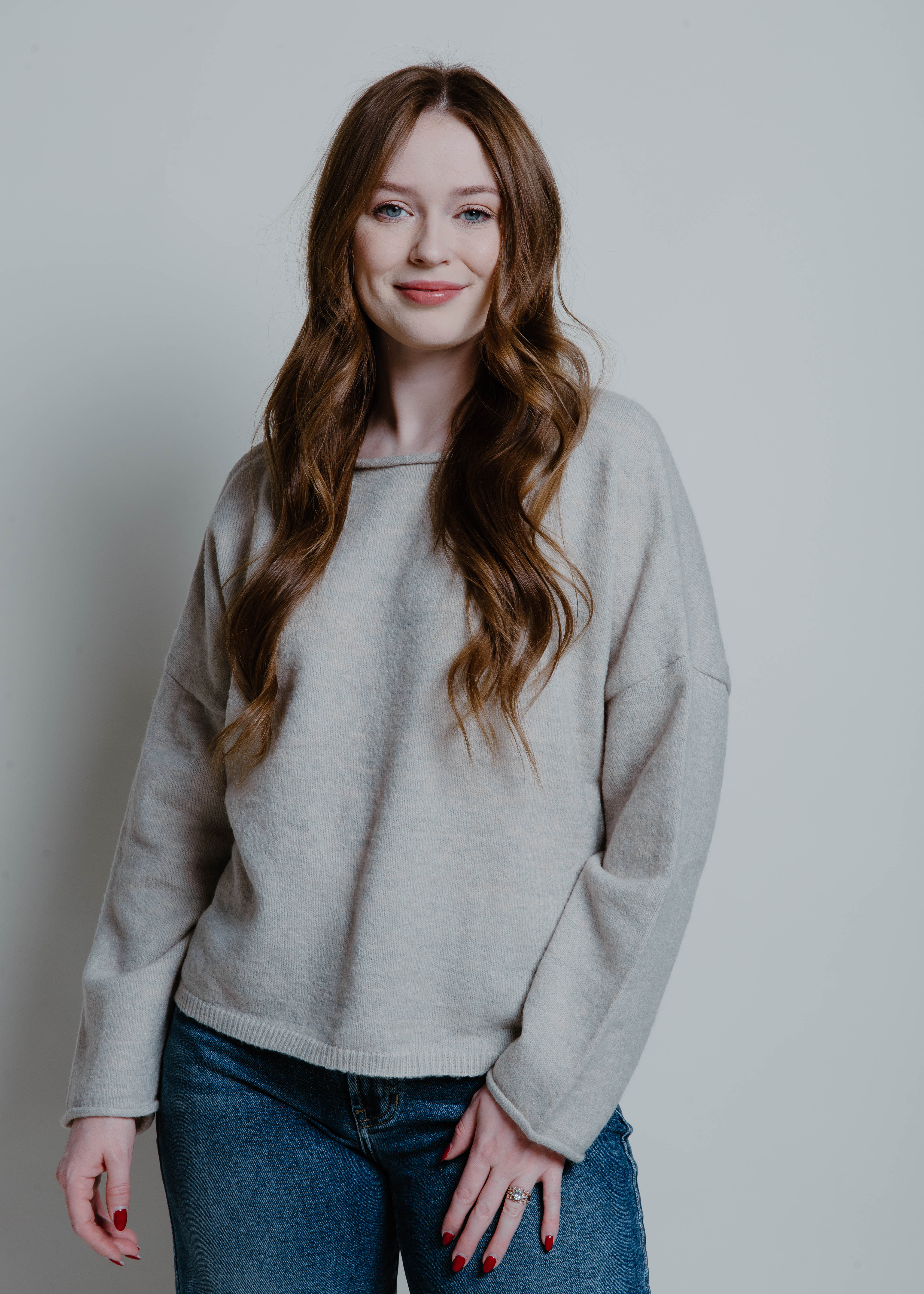 The Salty Air Sweater - Heather Grey