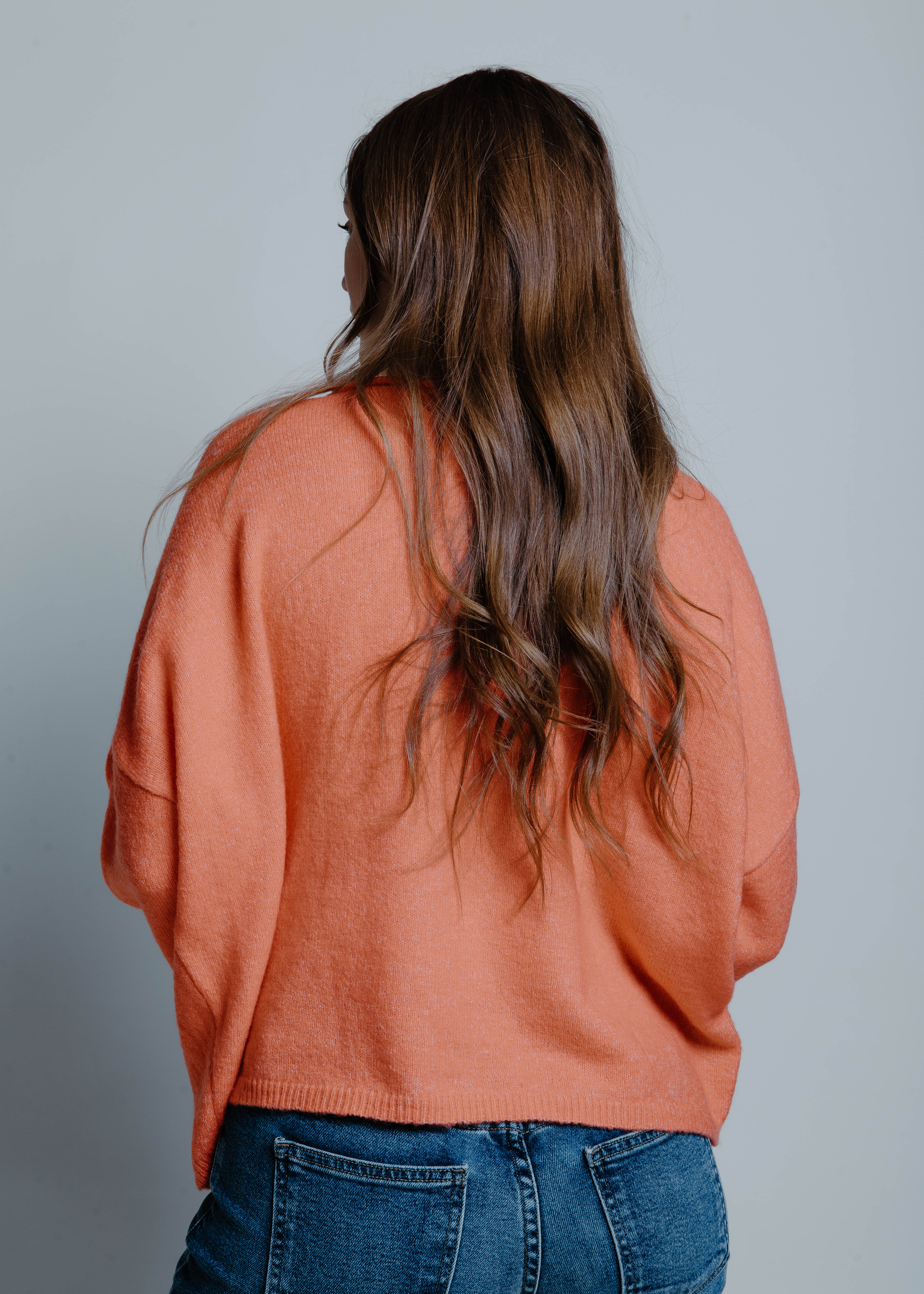 The Salty Air Sweater - Orange