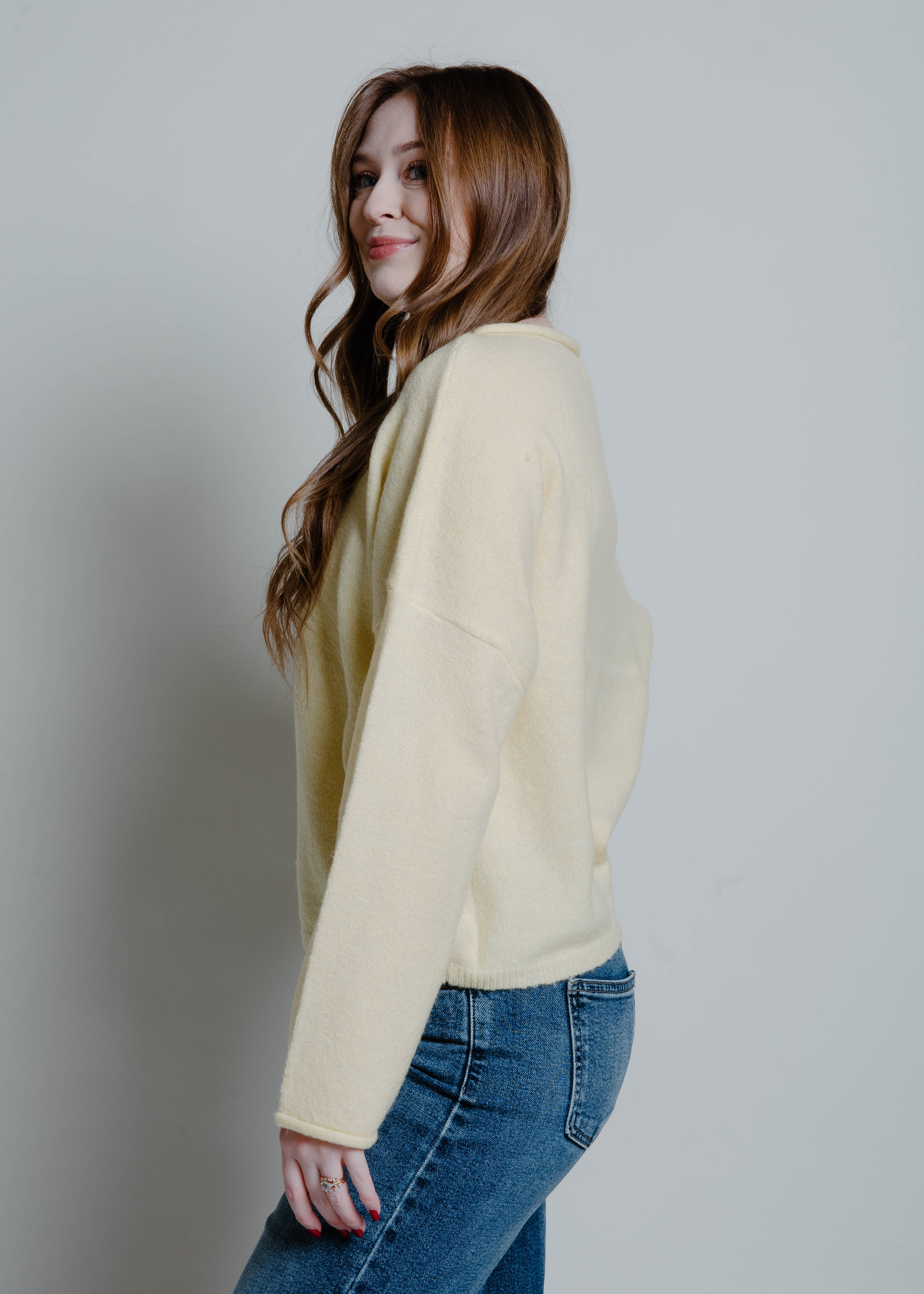 The Salty Air Sweater - Yellow