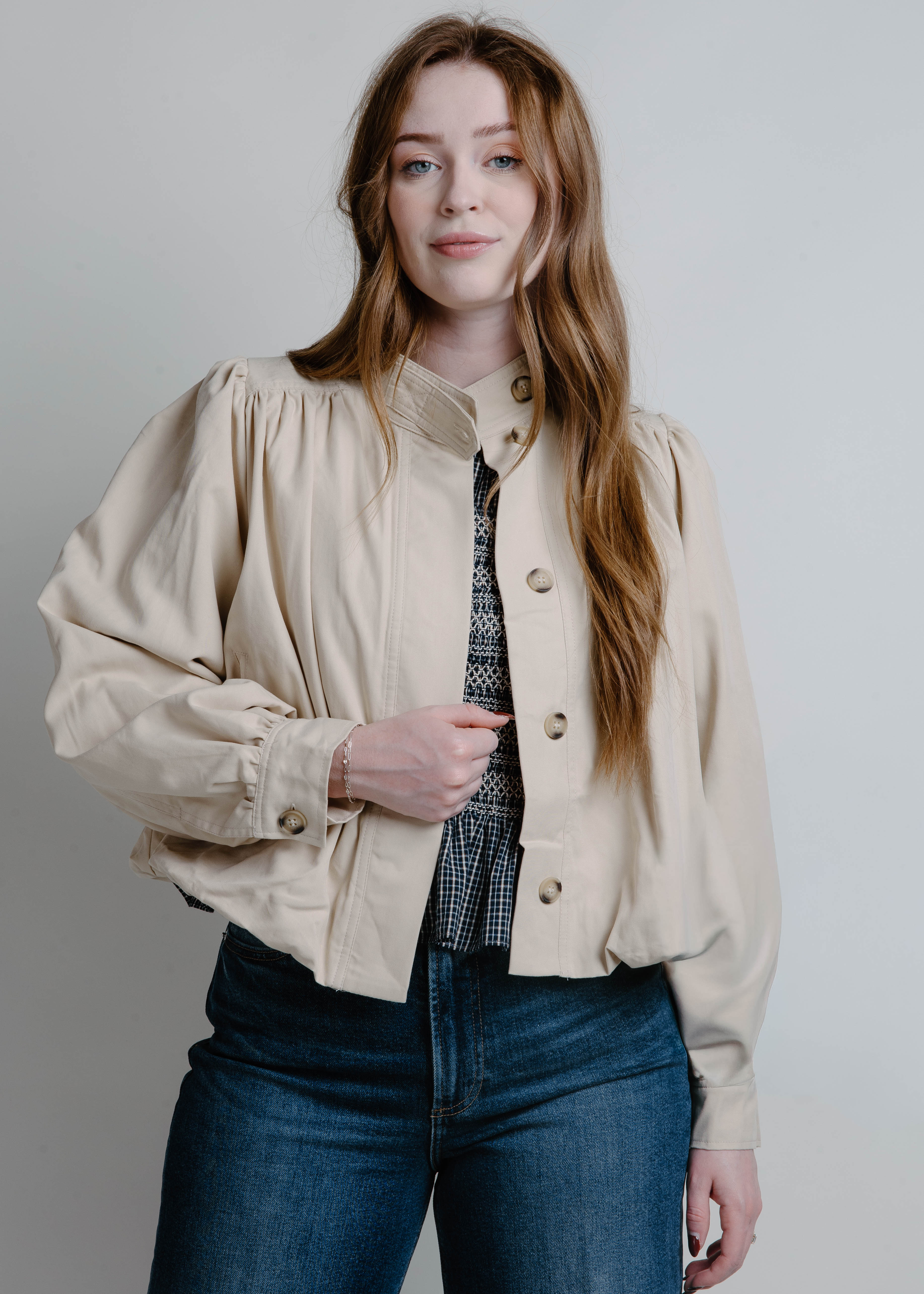 Trendy Times Short Trench Coat