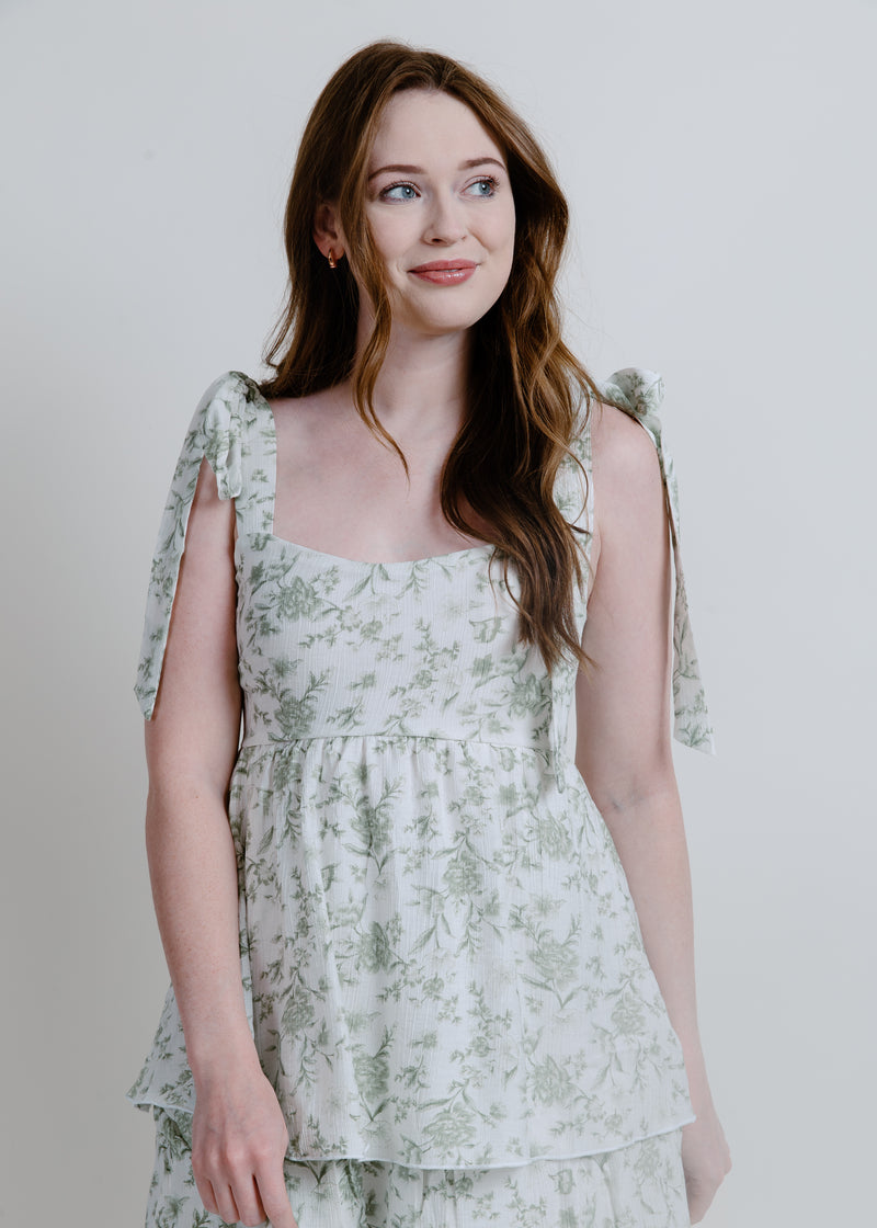 Vineyard Crush Floral Midi Dress