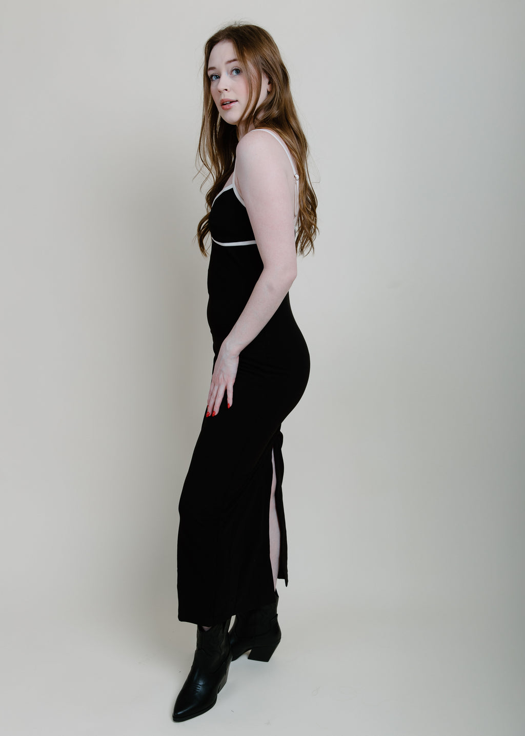Zoya Black Maxi Dress