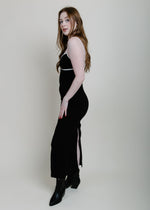 Zoya Black Maxi Dress