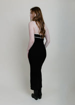 Zoya Black Maxi Dress