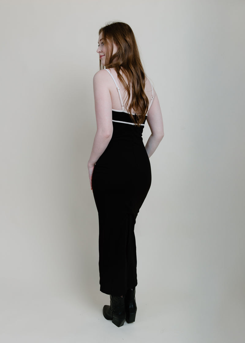 Zoya Black Maxi Dress