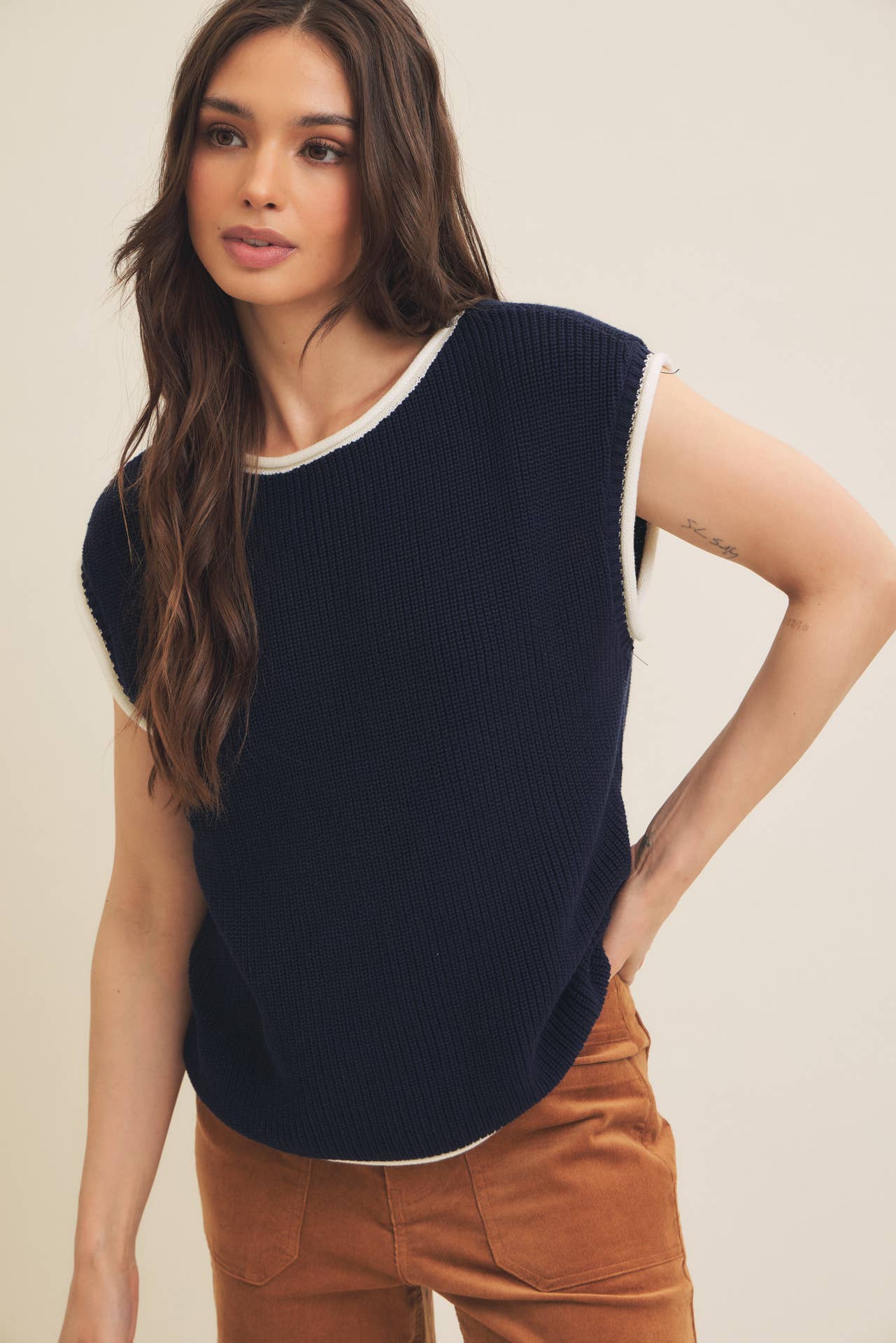 East Coast Knit Sweater - Navy