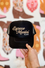 Espresso Martini Black Trucker Hat