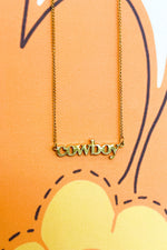 Cowboy Gold Necklace