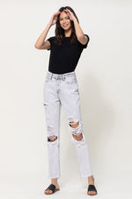 All Mine Distressed Mom Jean