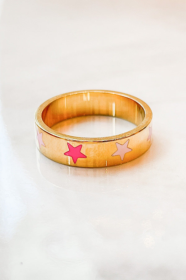 Natural Elements Gold Star Ring