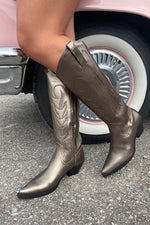 Agency Western Pewter Boot
