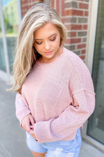 Paisley Cropped Sweater
